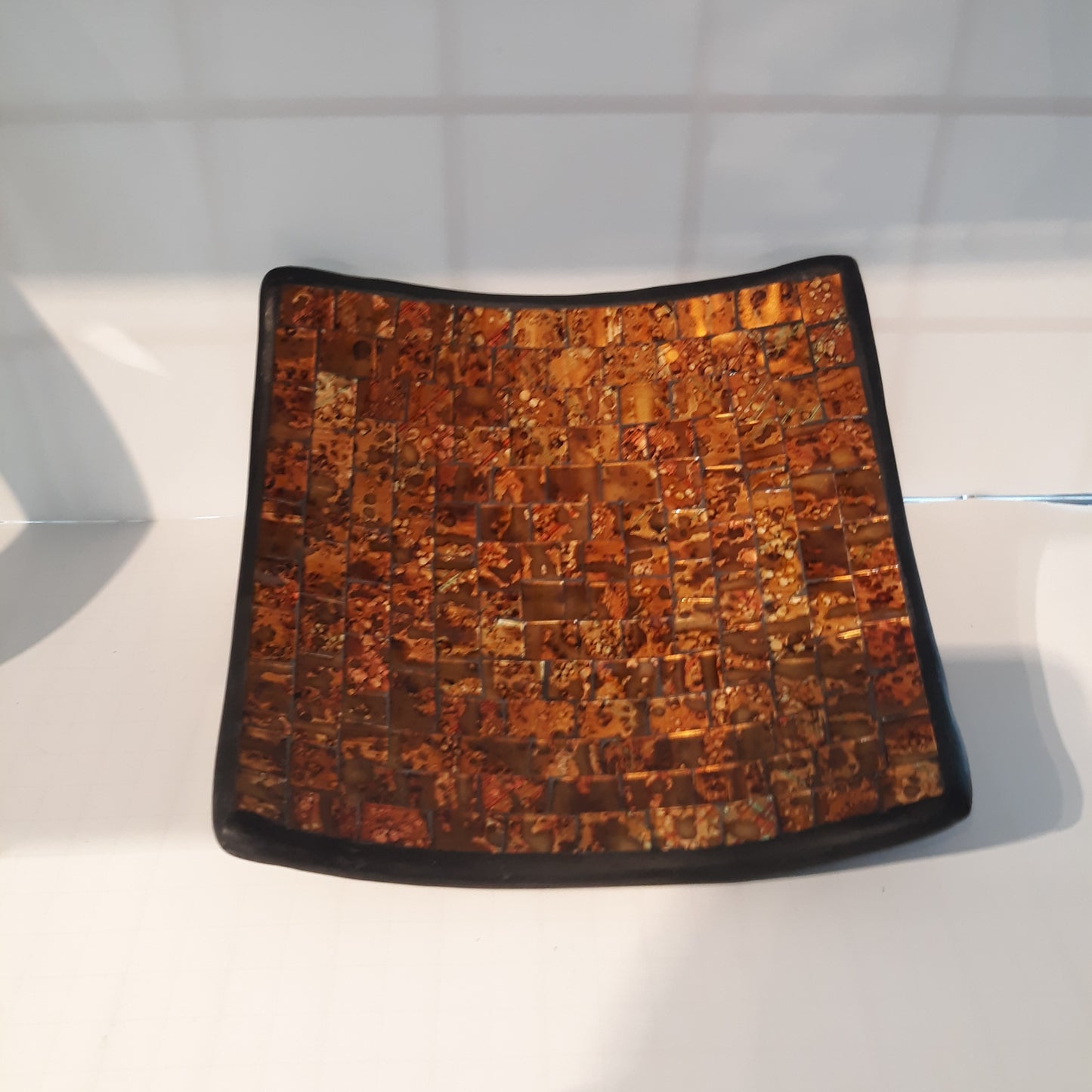 Ceramic Art Glass Plate