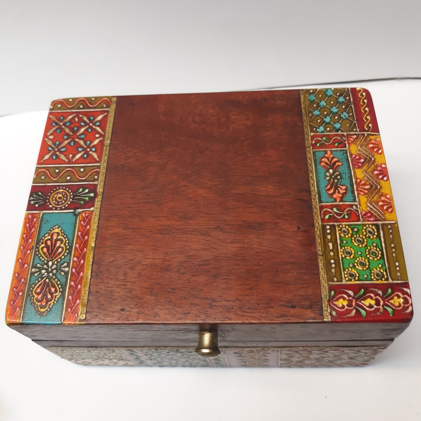 Hand Painted Wood Box Large