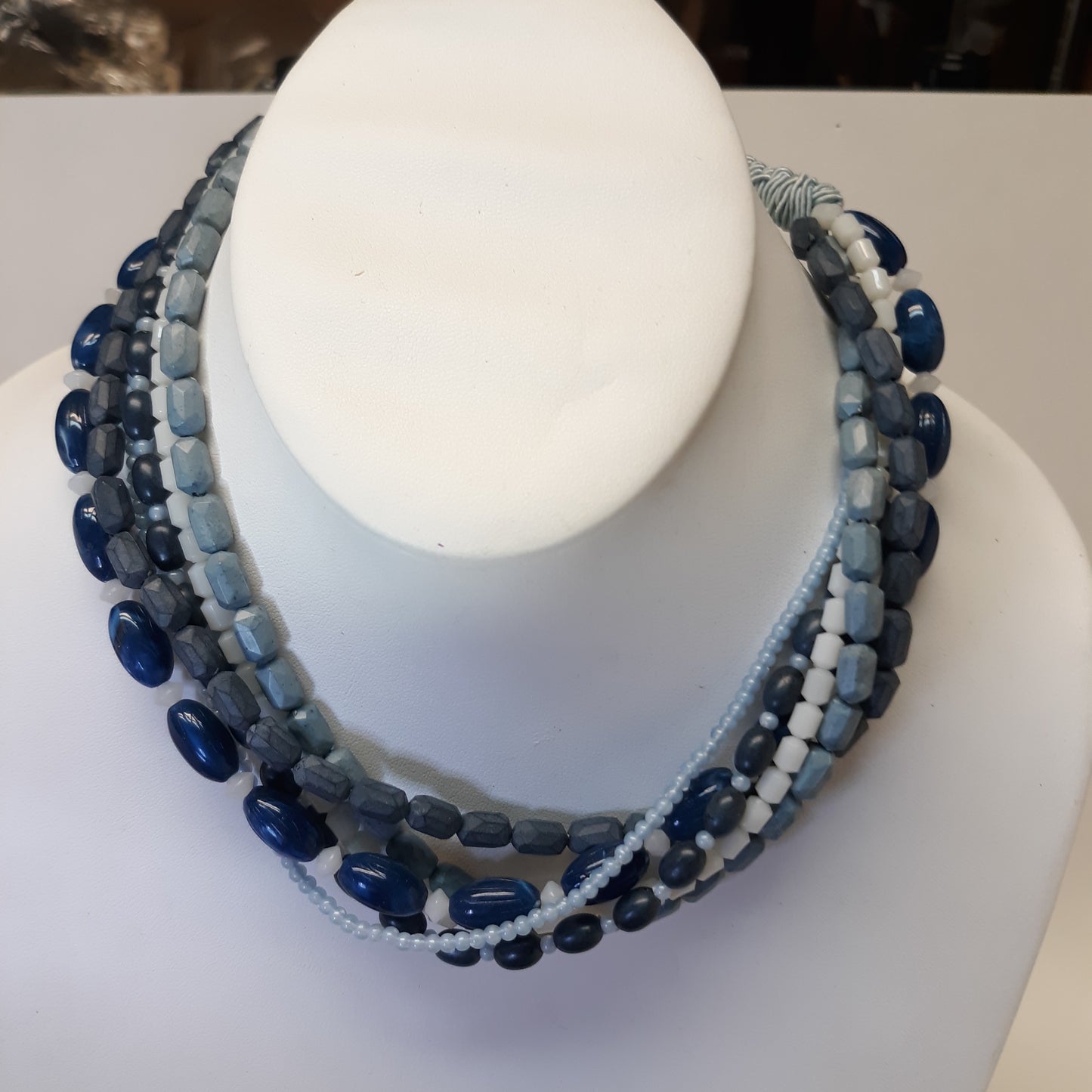 Denim Choker Necklace