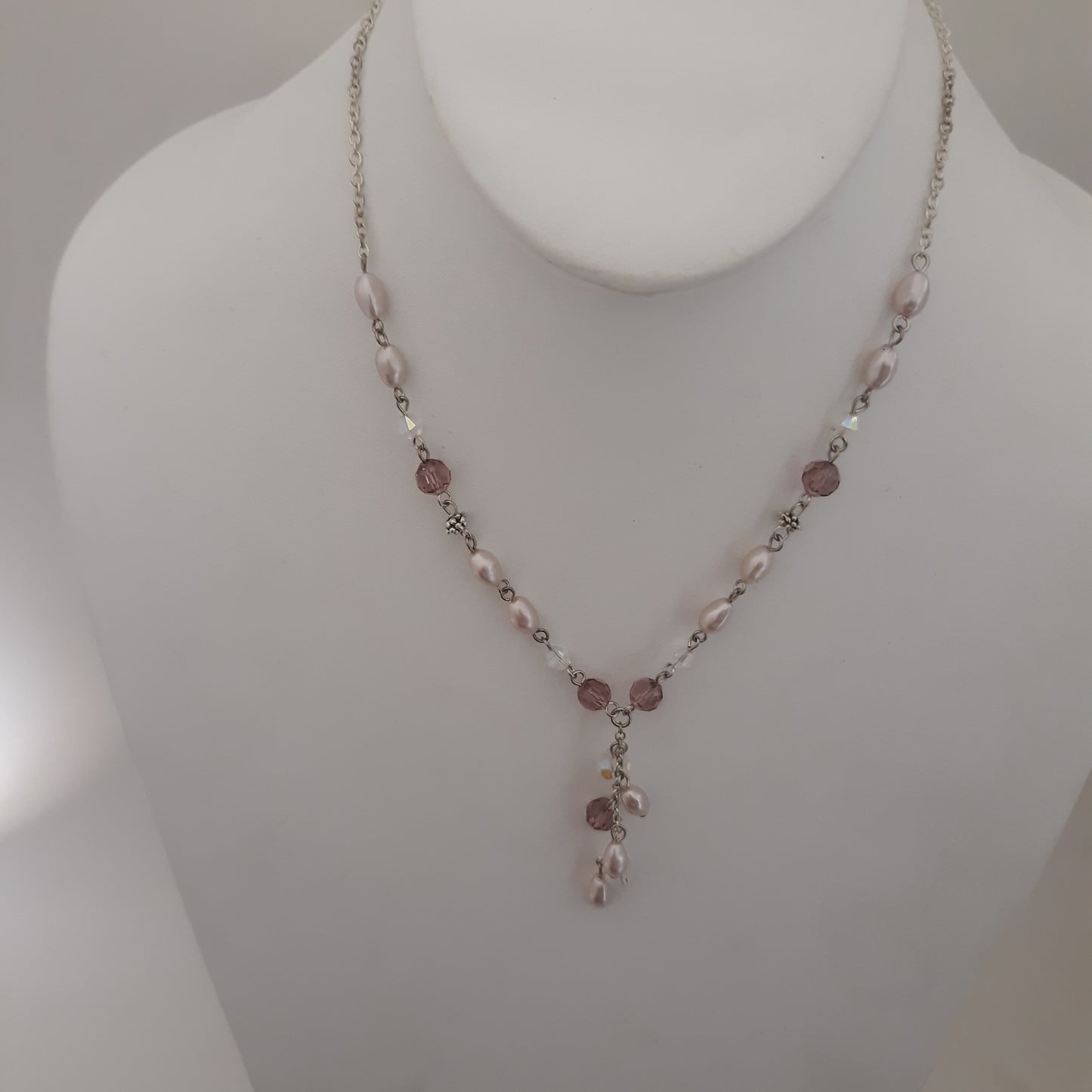 Pearl & Crystal Necklace