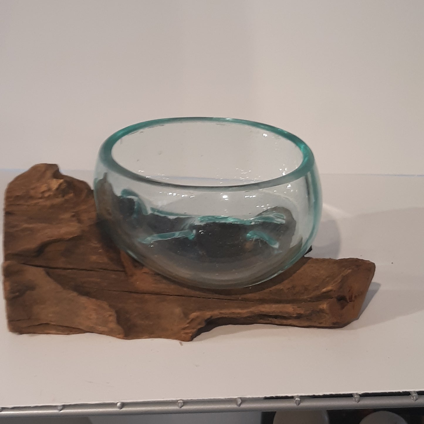 Driftwood Glass Art Bowl