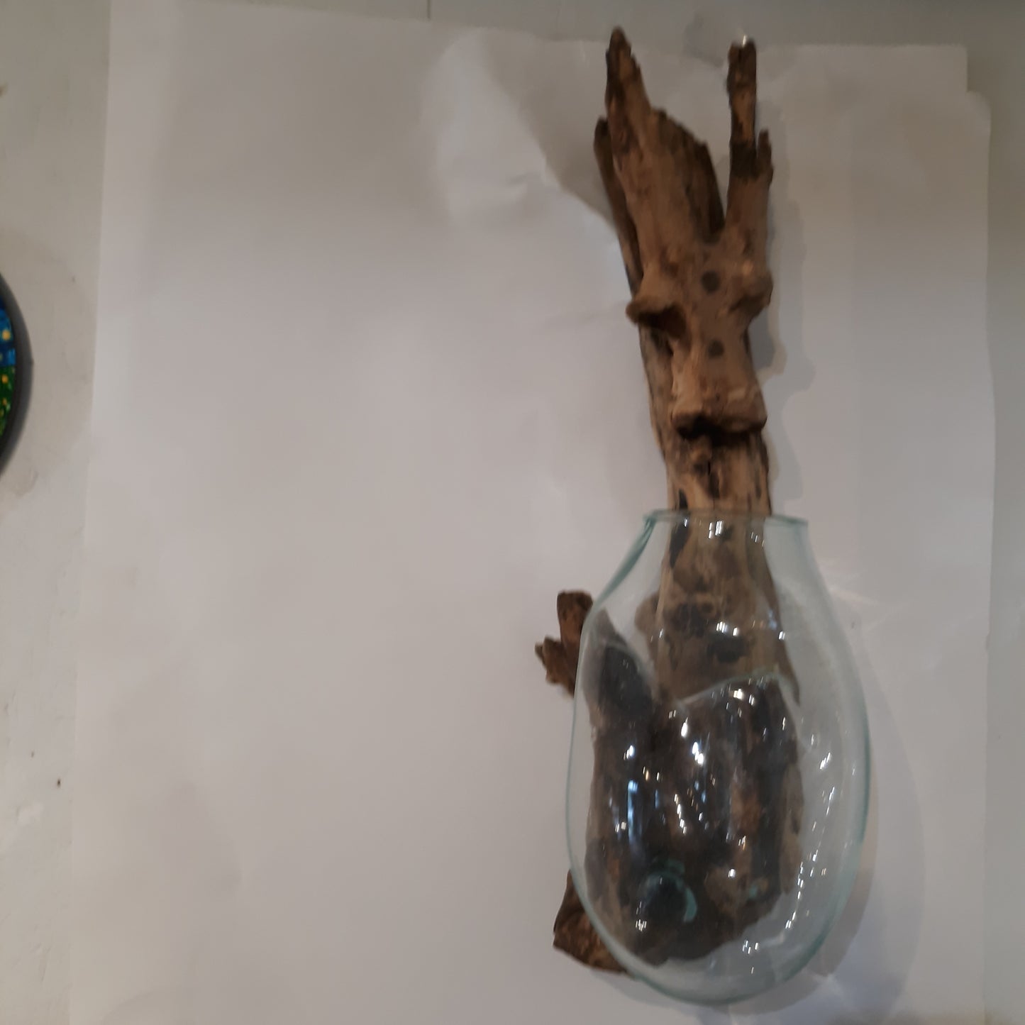 Driftwood Art Glass Sculpture