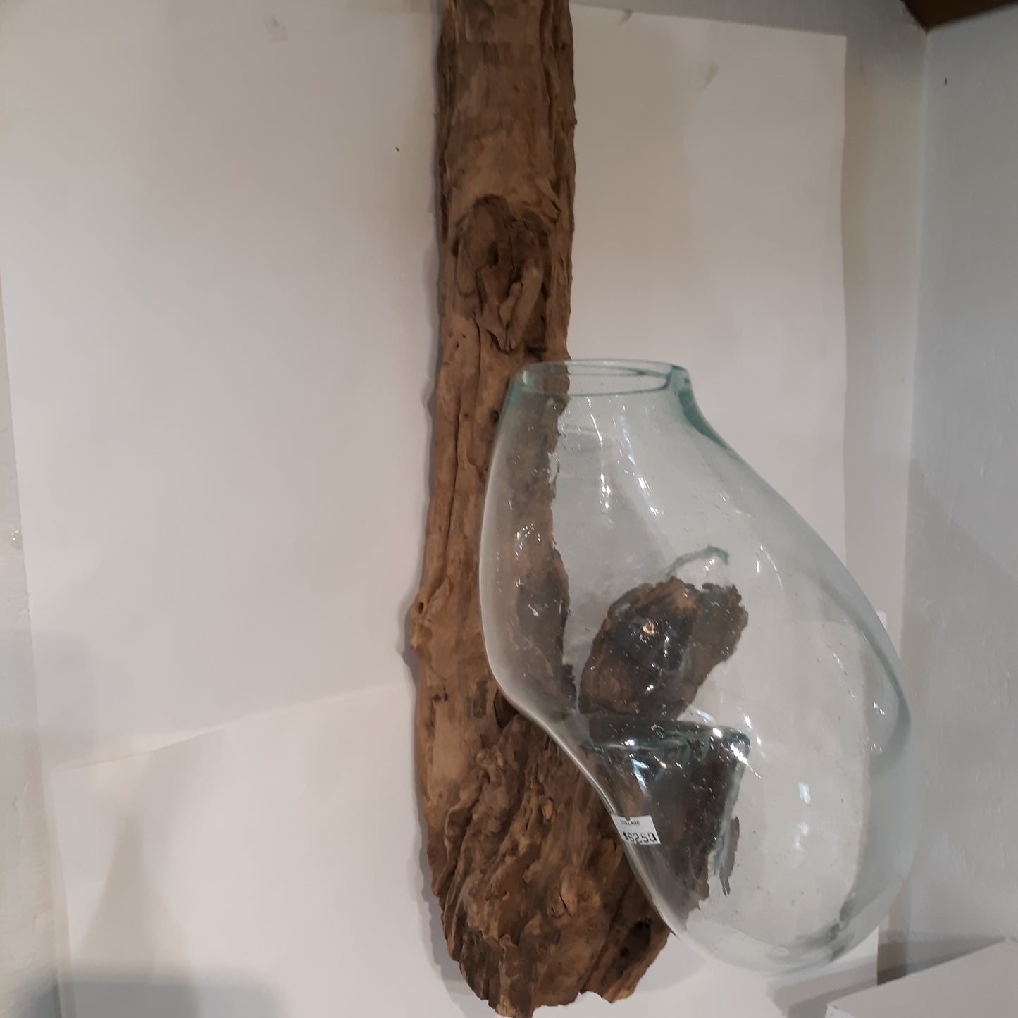 Driftwood Art Glass Vase