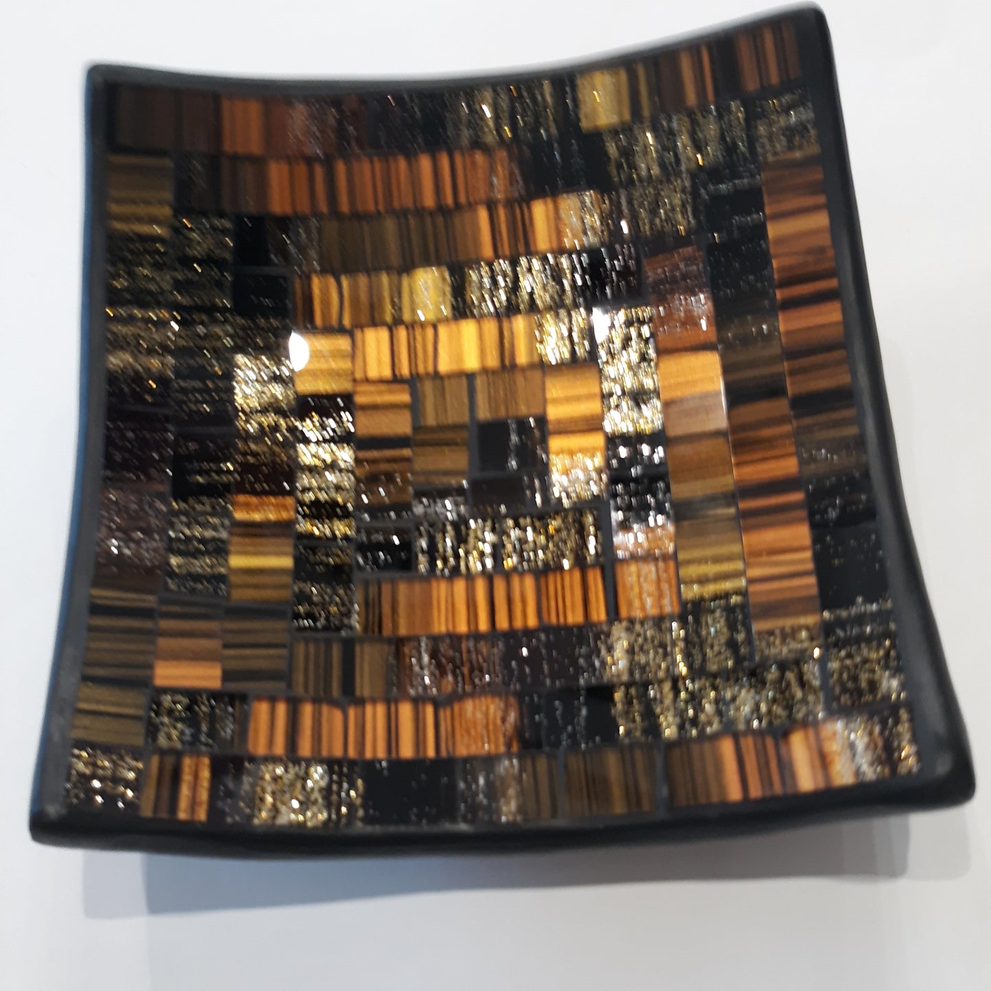 Ceramic Art Glass Plate