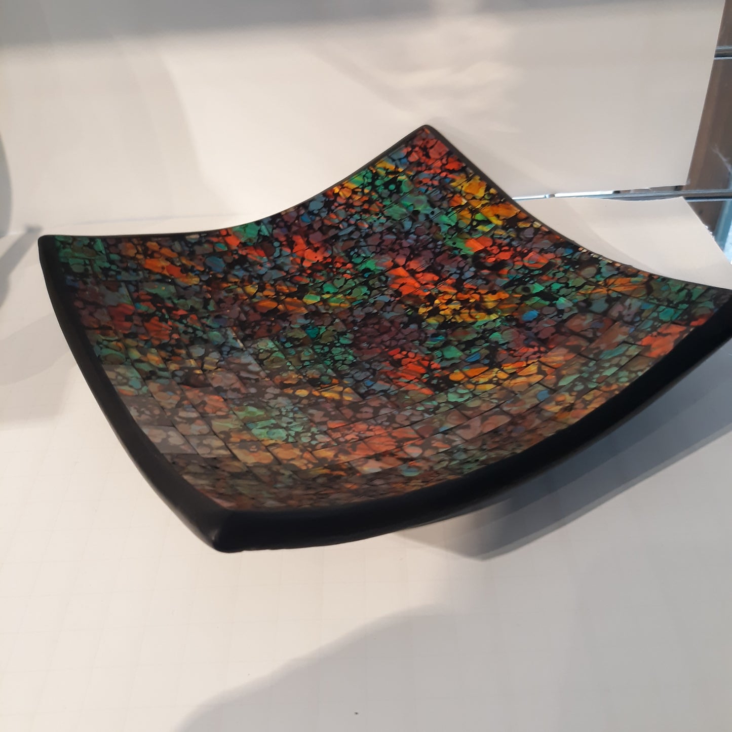 Ceramic Art Glass Plate