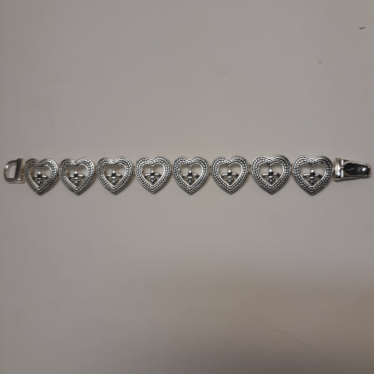 Heart Bracelet with Inset Flordils