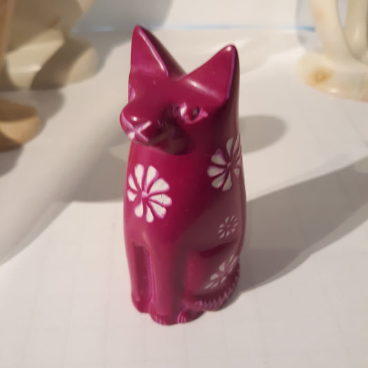 Soapstone Sitting Cat