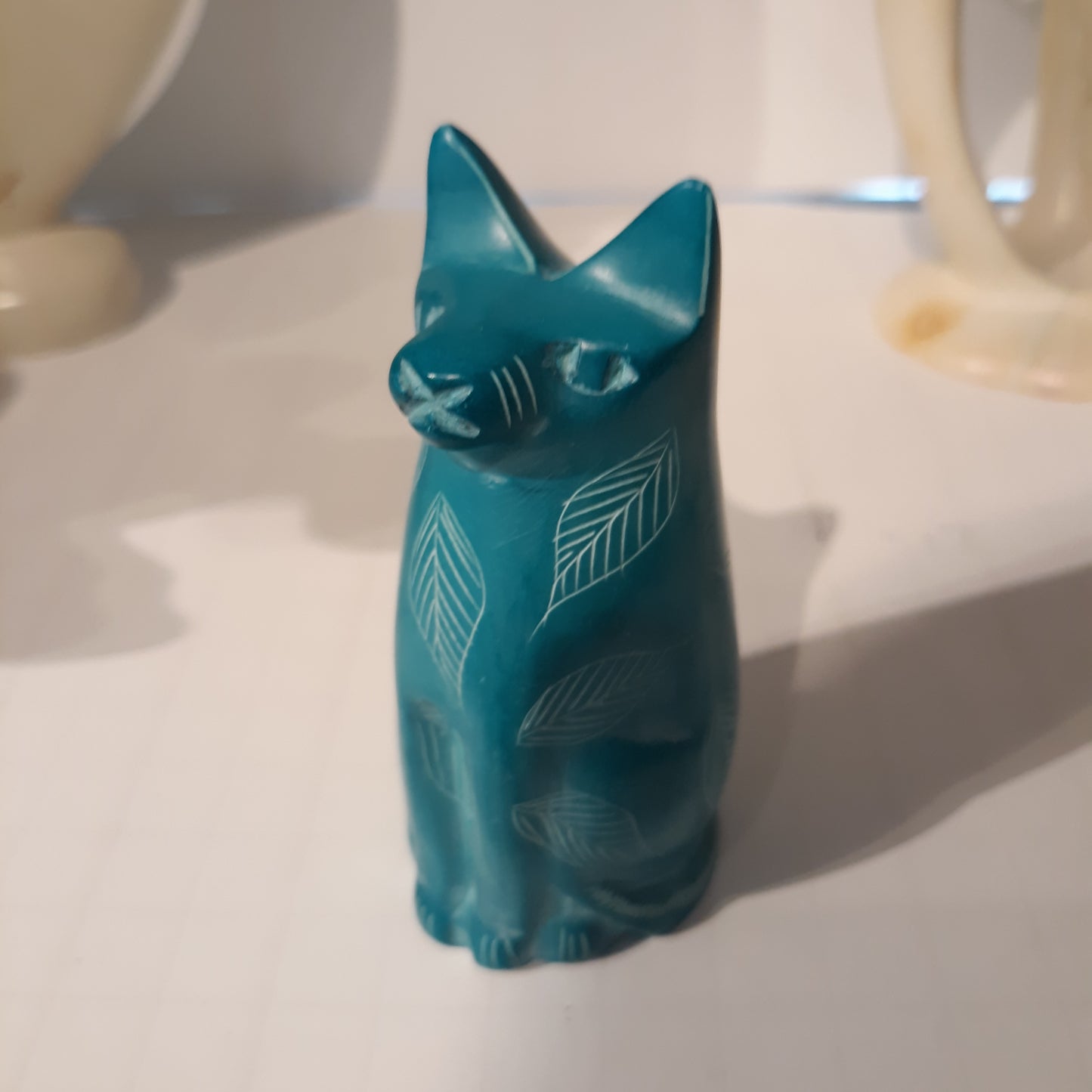 Soapstone Sitting Cat