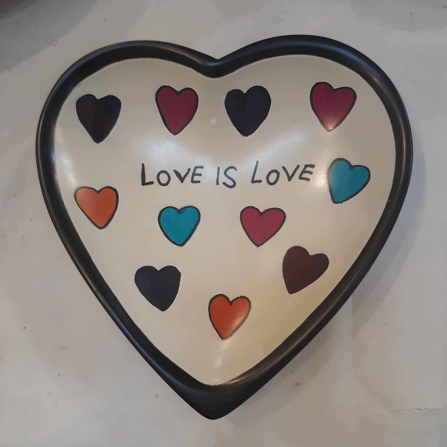 Soapstone Heart Shape Dish