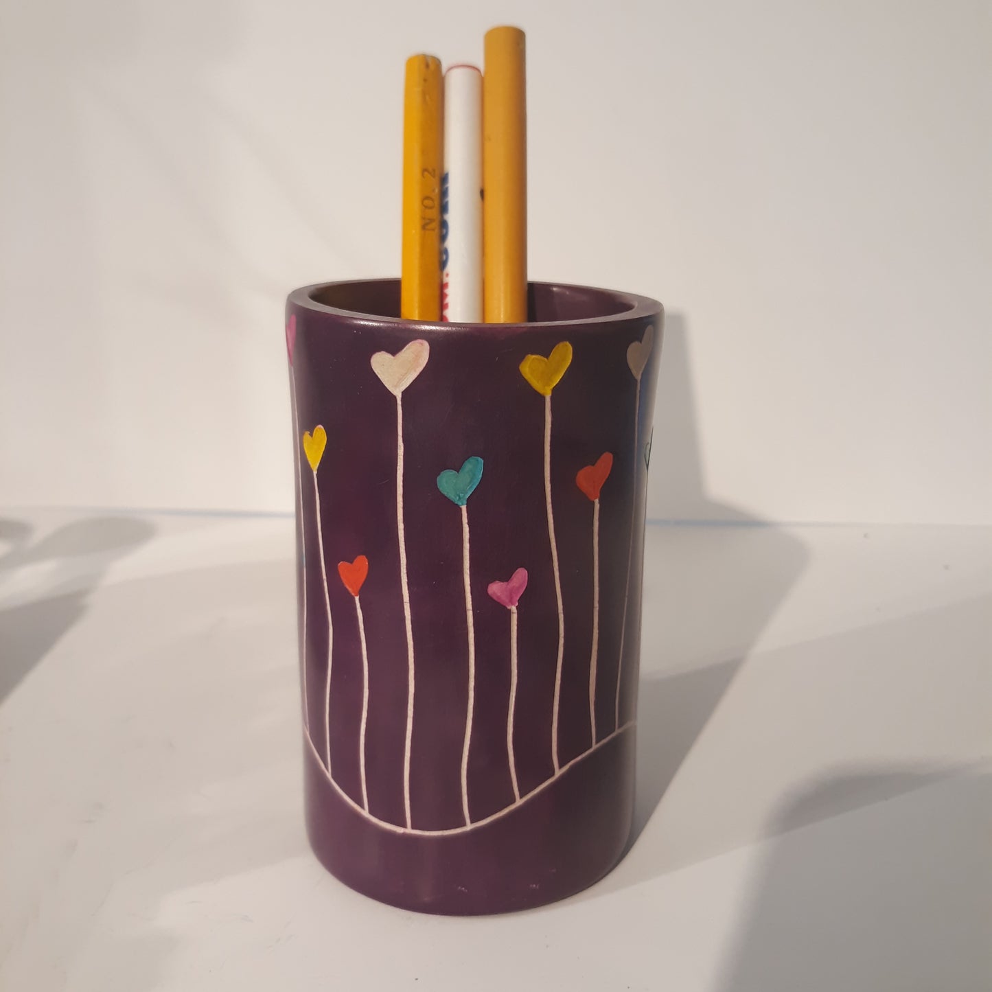 Soapstone Pen Pencil Holder