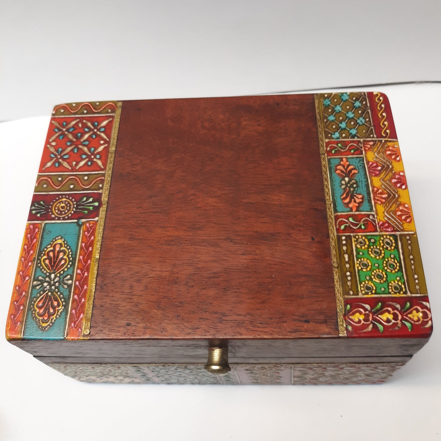 Hand Painted Wood Box Large