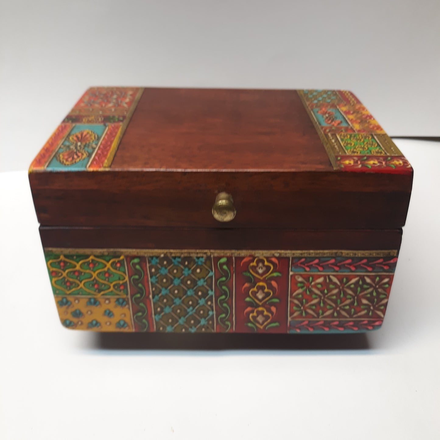 Hand Painted Wood Box Large