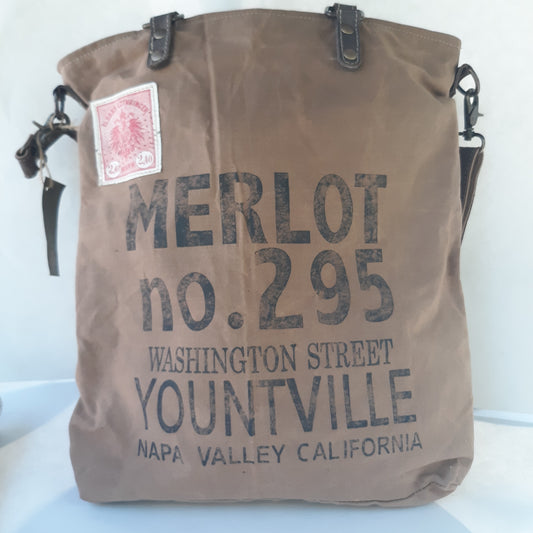 Merlot Napa Valley Ca. Shoulder Bag Tote