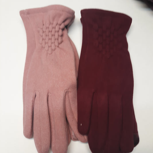 Glove Suede Look