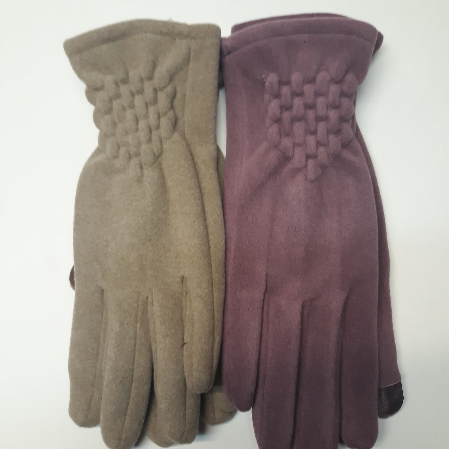 Glove Suede Look