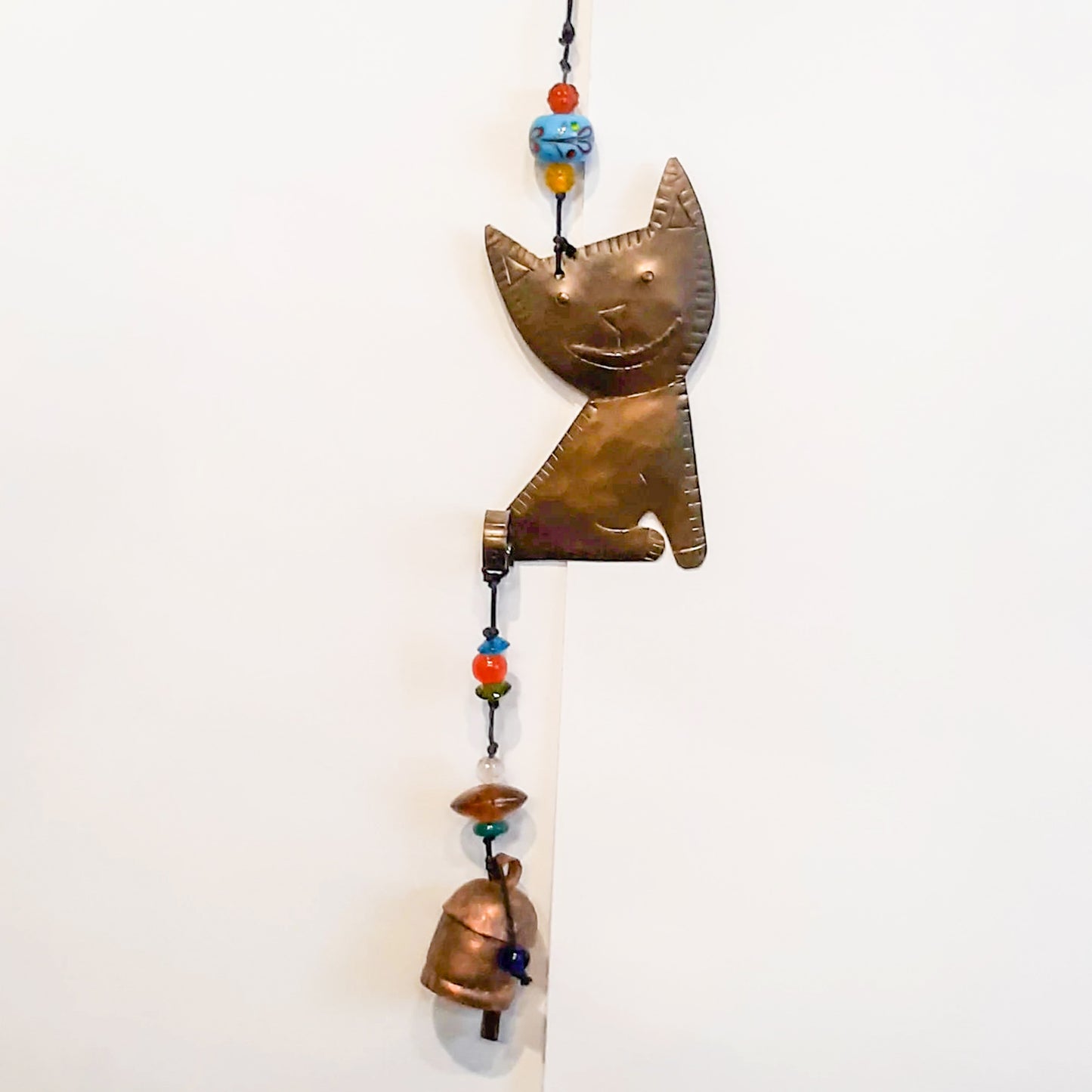 Cat Brass Wind Chime