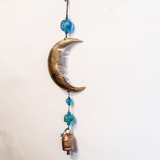 Moon Brass Wind Chime